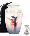 Humming Bird Keepsake For Ashes Funeral, Ashes Cremation Urn