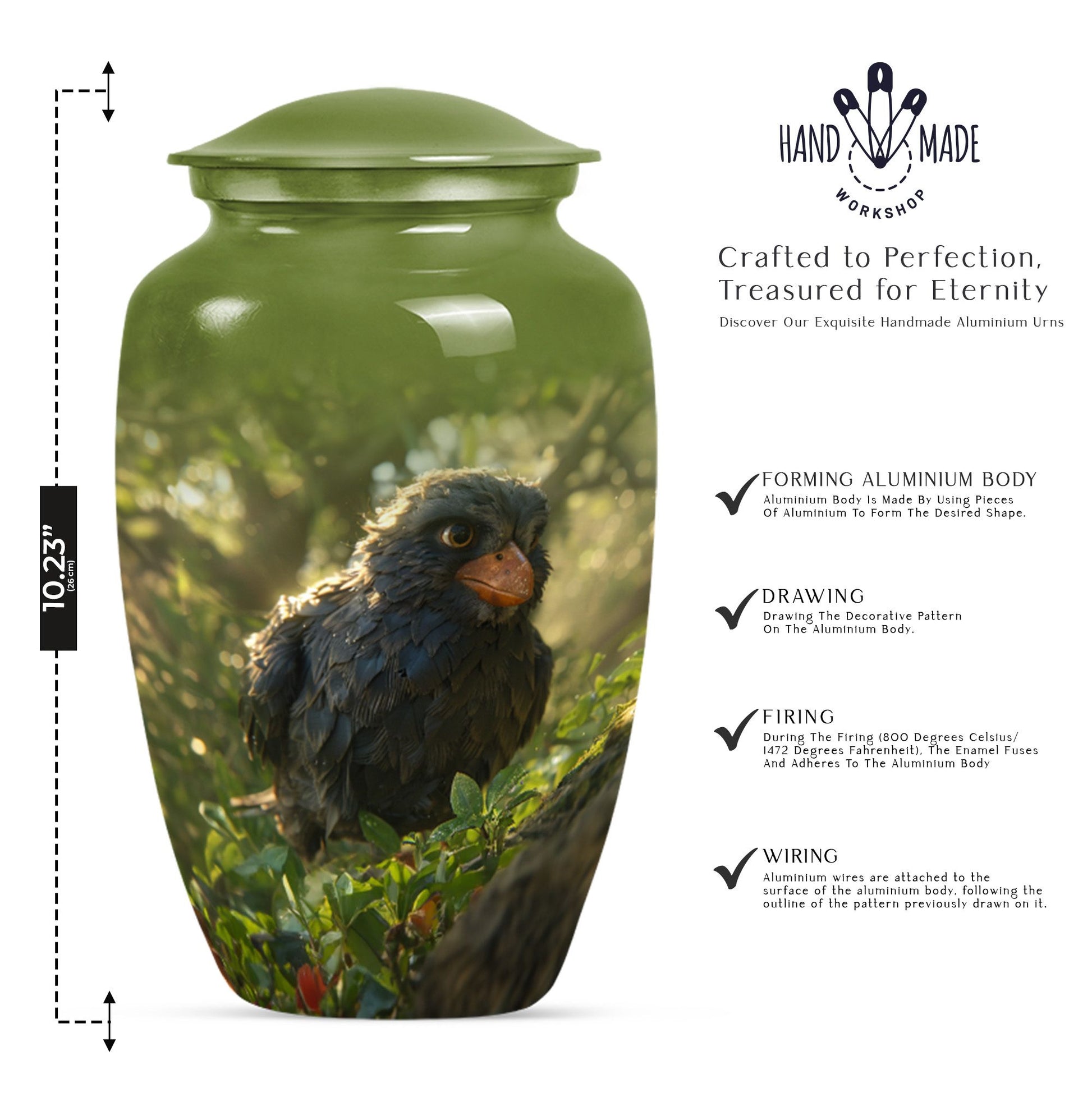  Puffin Bird Urn from Classic Urn.