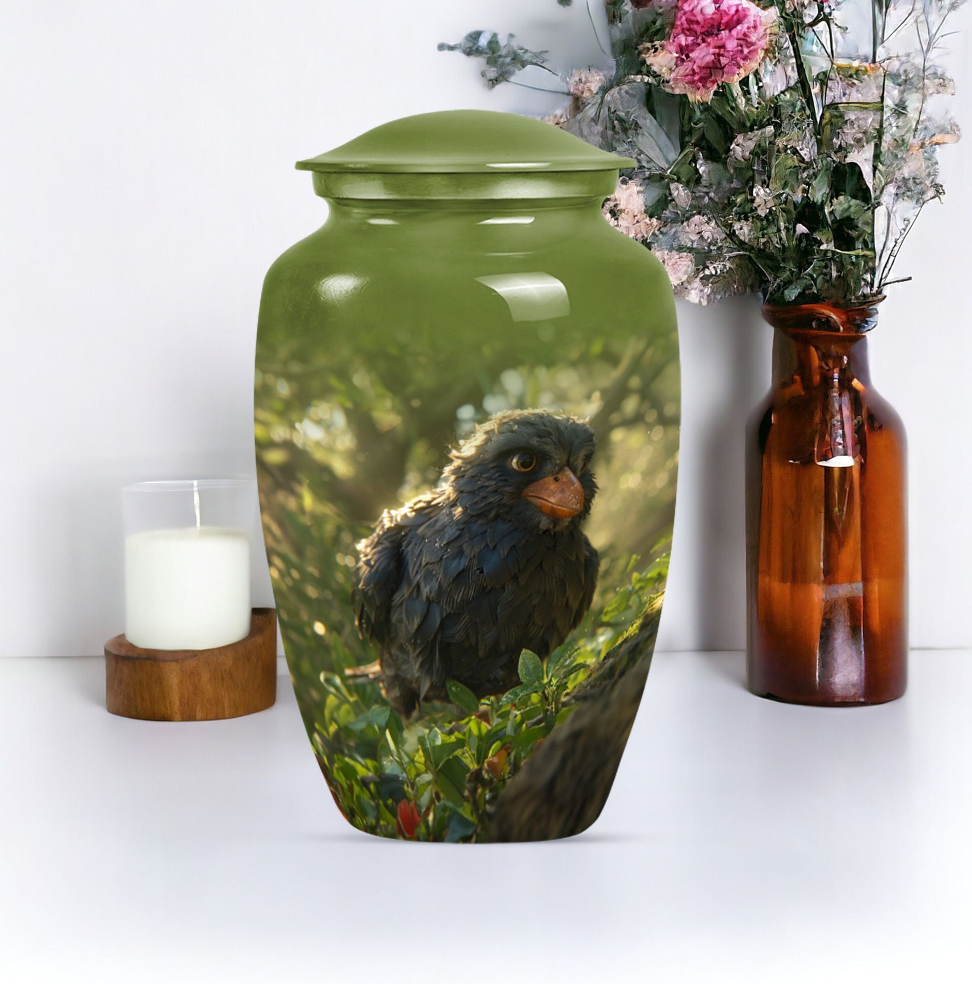  Puffin Bird Urn from Classic Urn.