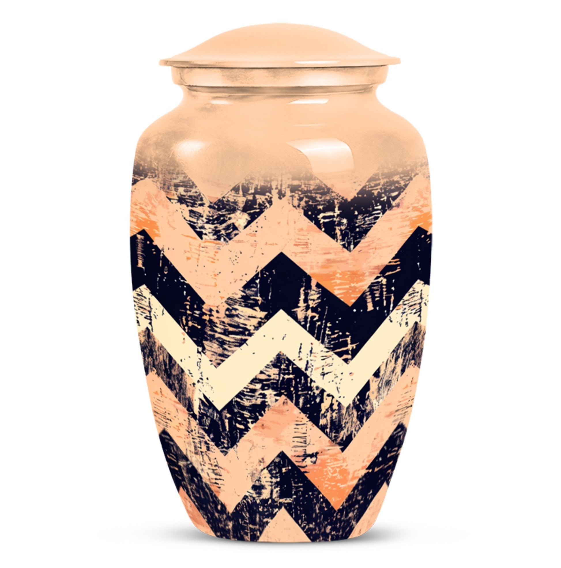 10-inch classic pattern urn for ashes.