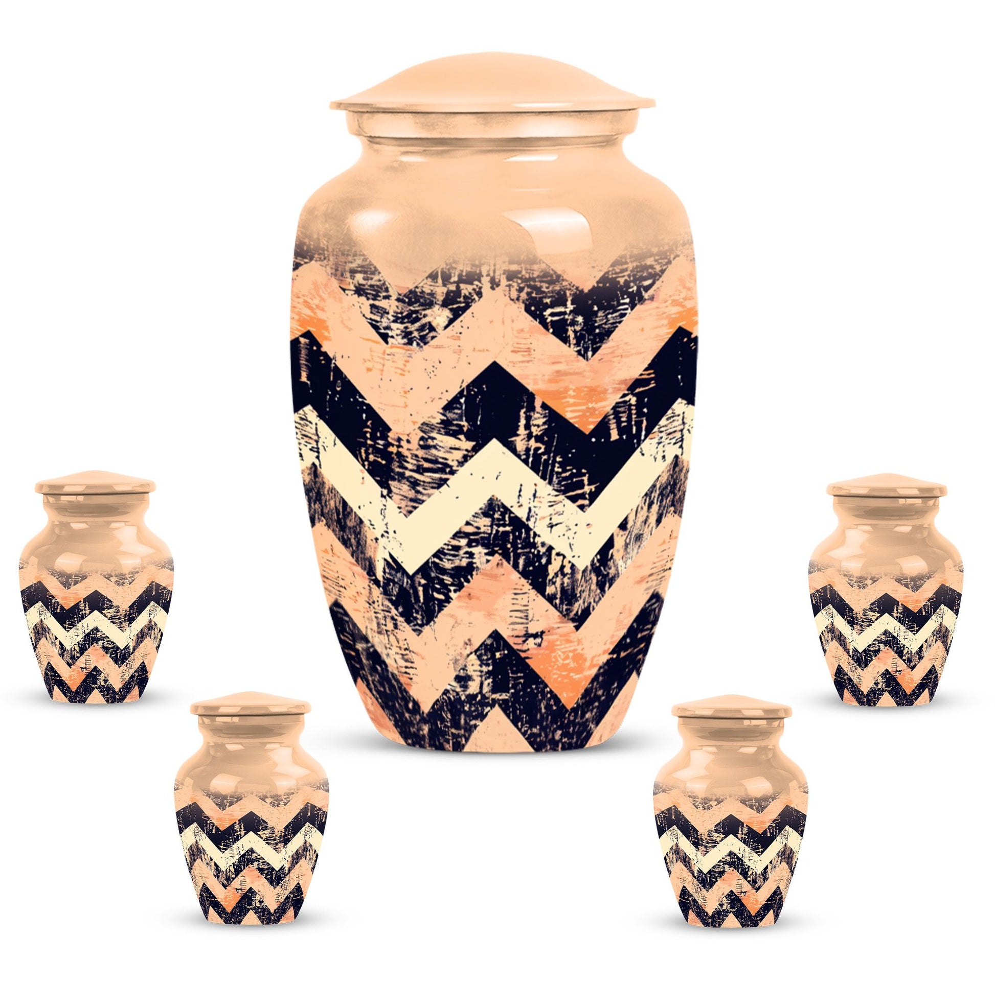 10-inch classic pattern urn for ashes.