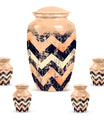 10-inch classic pattern urn for ashes.