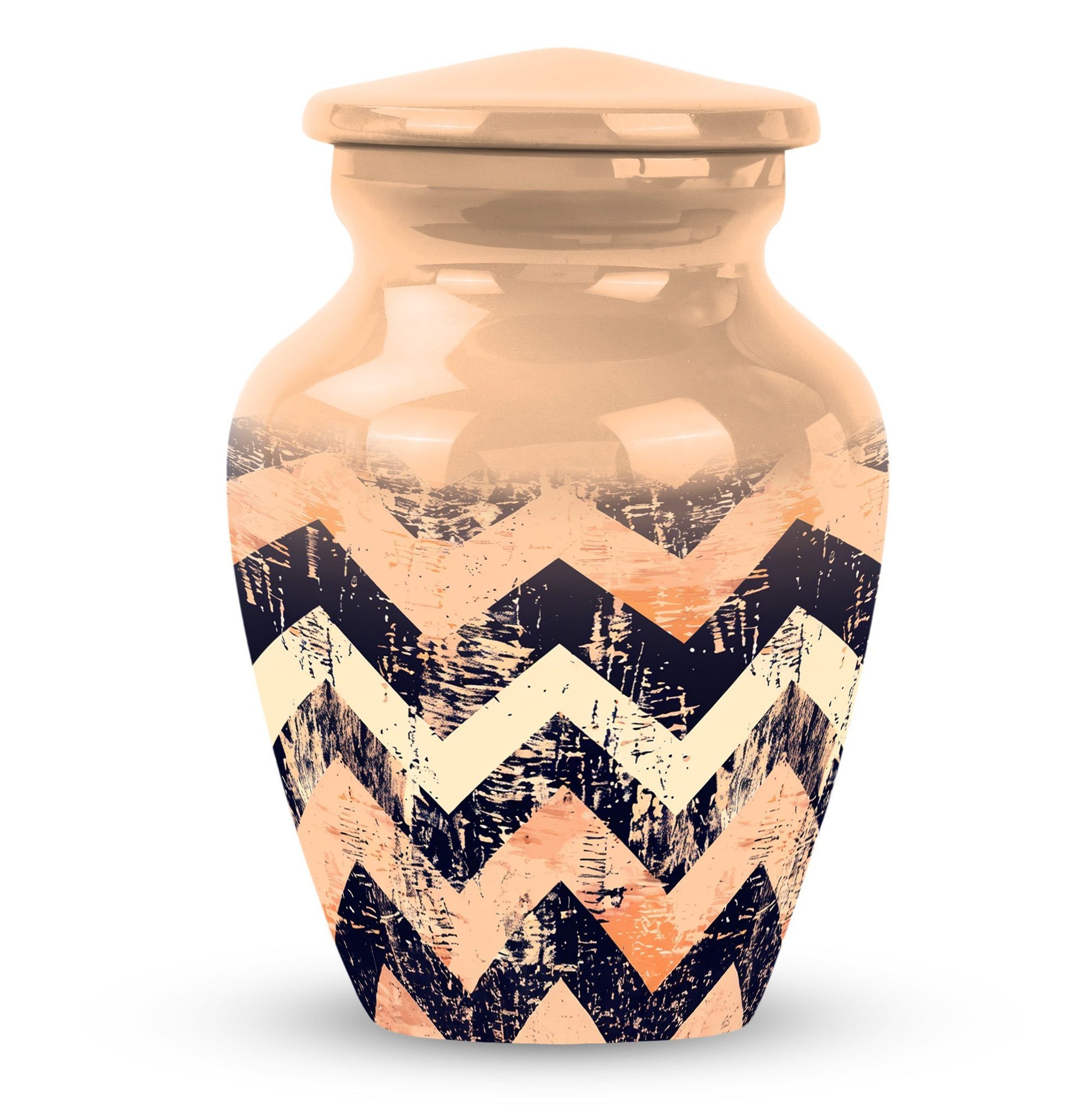 10-inch classic pattern urn for ashes.