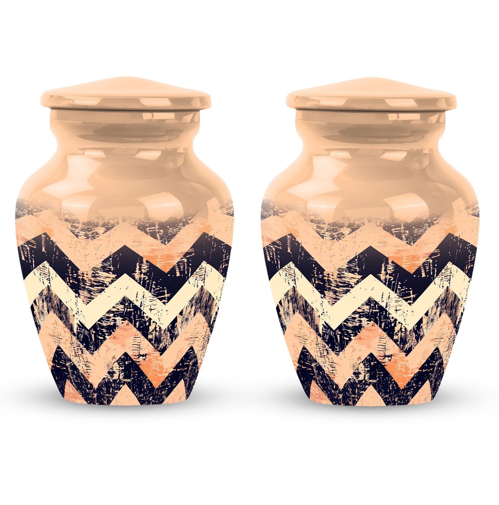 10-inch classic pattern urn for ashes.