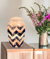 10-inch classic pattern urn for ashes.