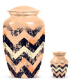 10-inch classic pattern urn for ashes.