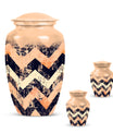 10-inch classic pattern urn for ashes.