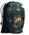 Lion Cremation Urn For Adults Funeral, Ashes Cremation Urn For Ashes