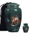 Lion Cremation Urn For Adults Funeral, Ashes Cremation Urn For Ashes