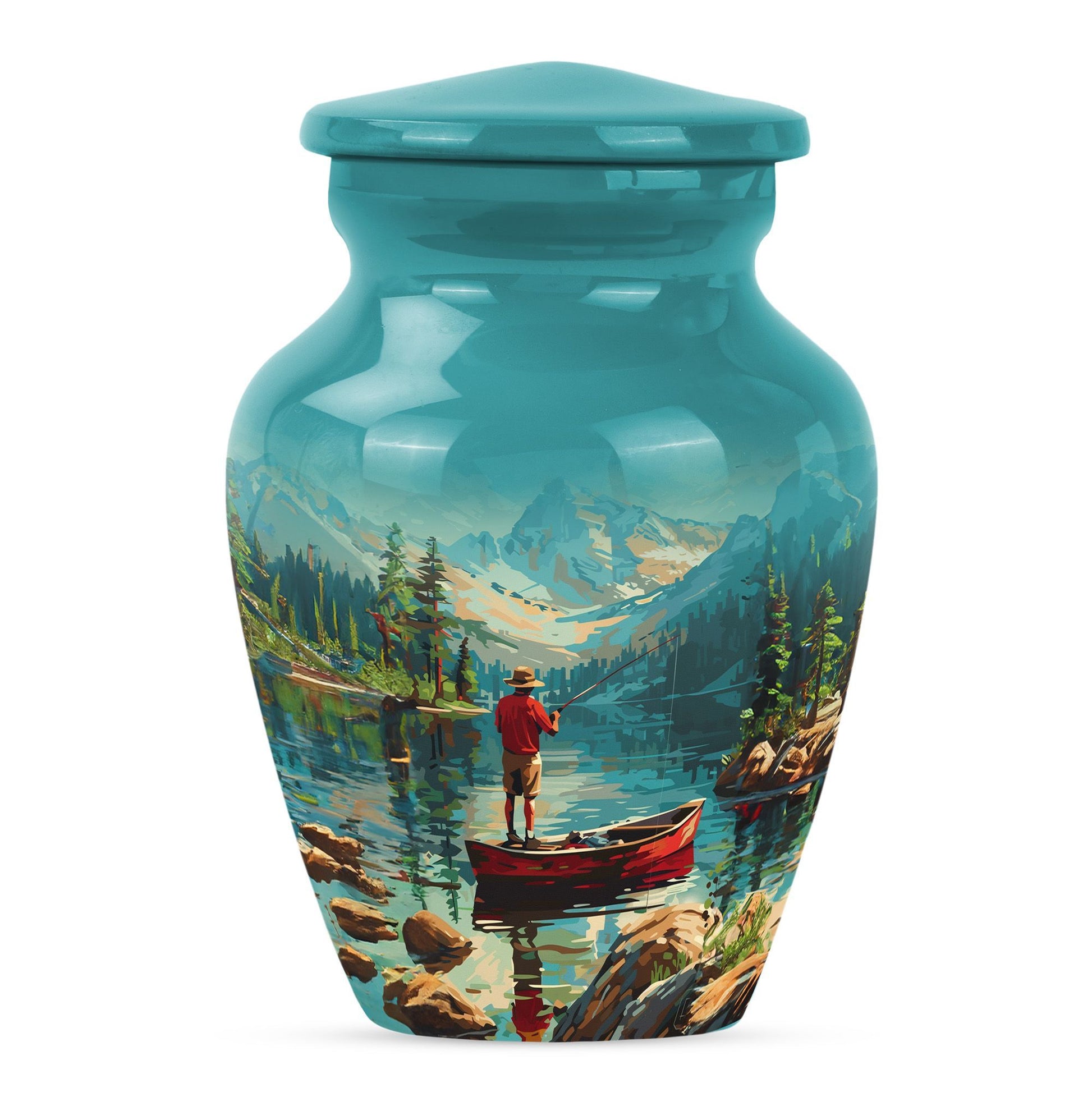 10-inch classic fishing urn.