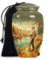 10 inch Classic Fishing Urn.