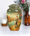 10 inch Classic Fishing Urn.