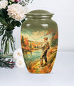 10 inch Classic Fishing Urn.