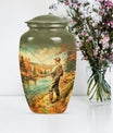 10 inch Classic Fishing Urn.