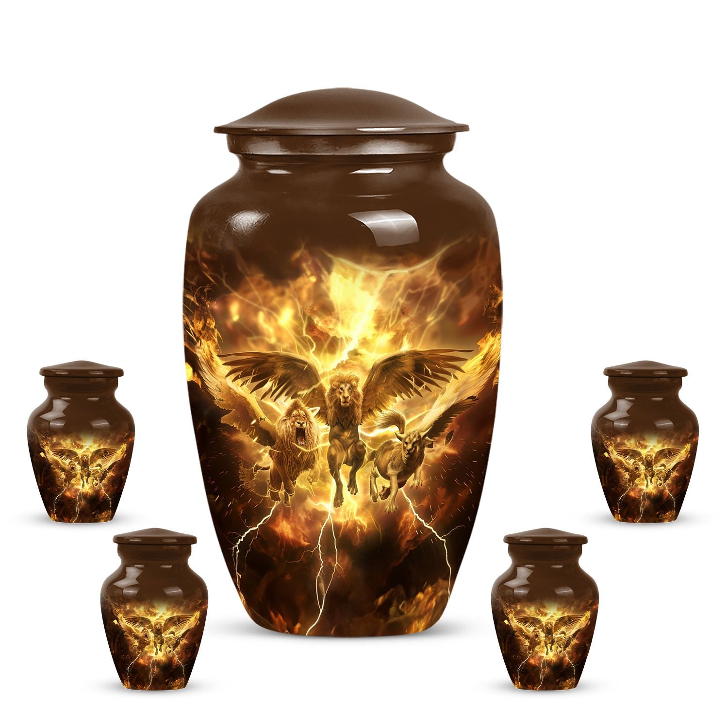 Catholic urn for cremation dad, 