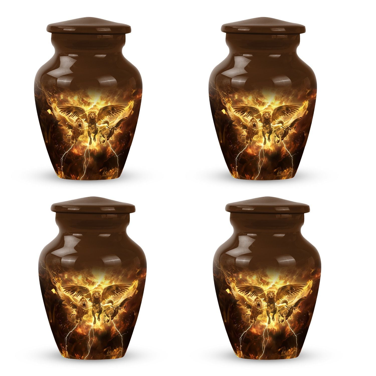 Catholic urn for cremation dad, 