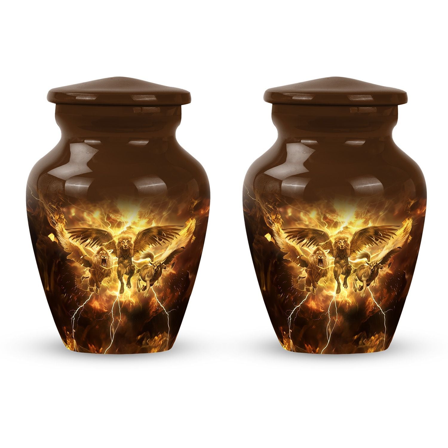 Catholic urn for cremation dad, 