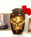 Catholic urn for cremation dad, 