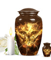 Catholic urn for cremation dad, 