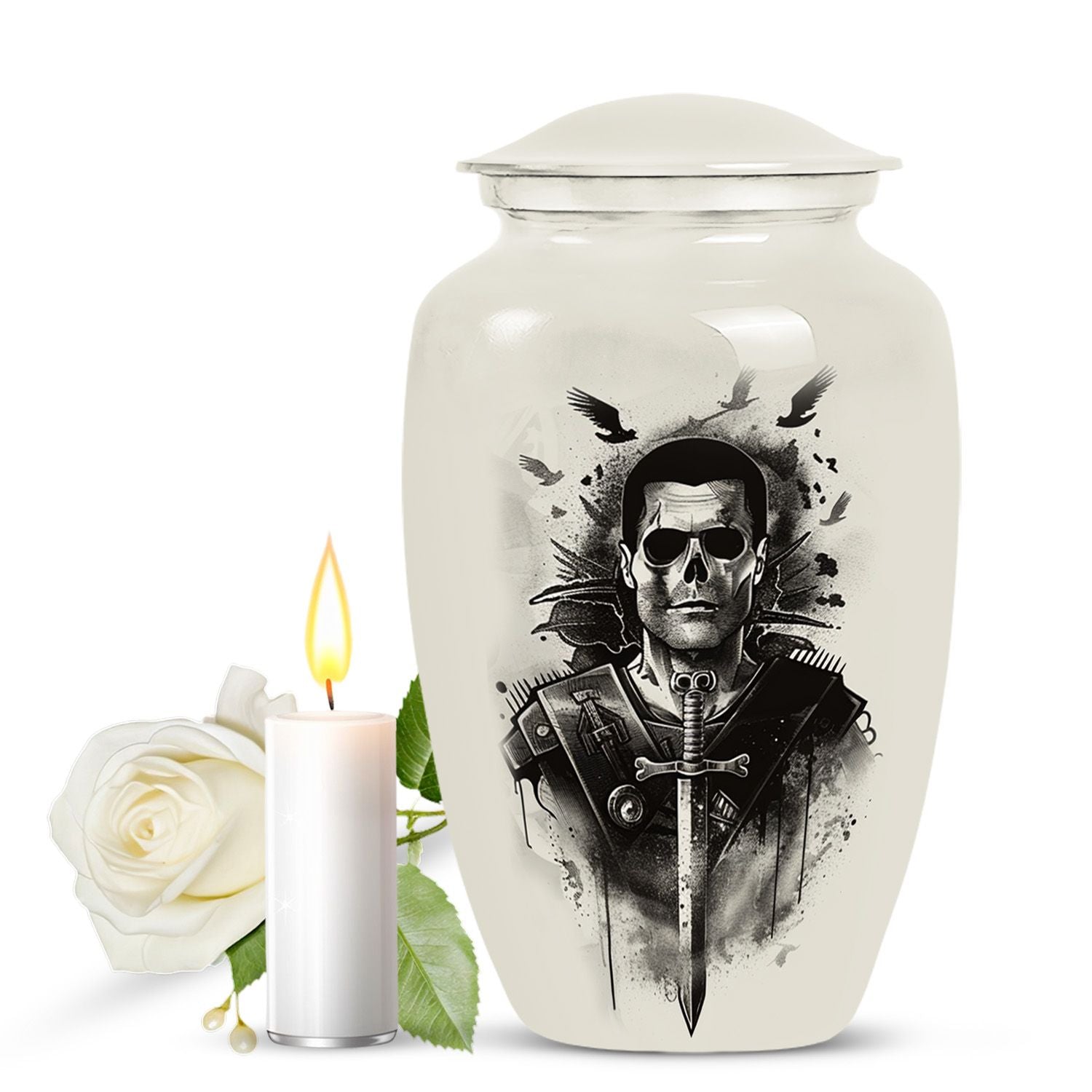 Catholic urn for burial