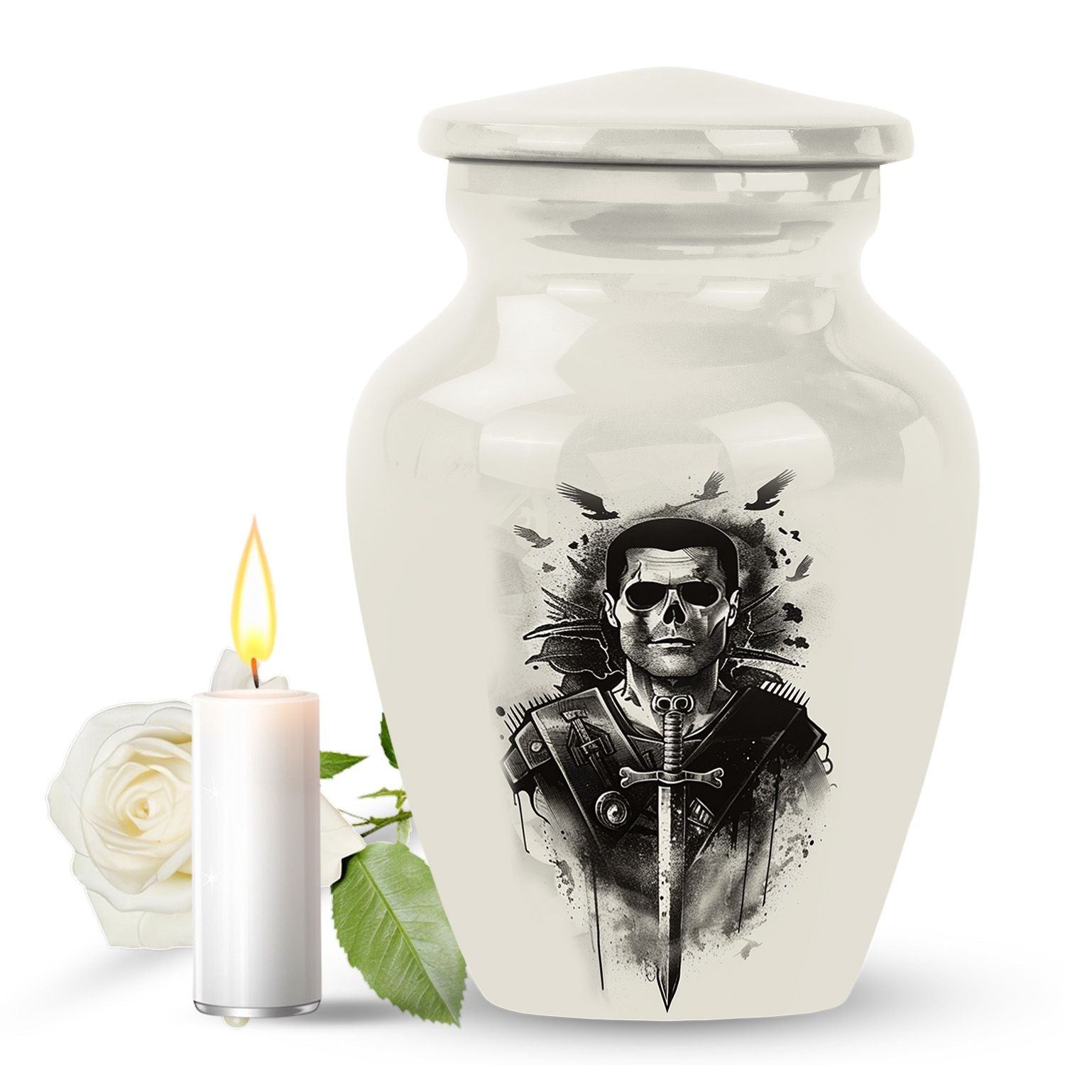 Catholic urn for burial