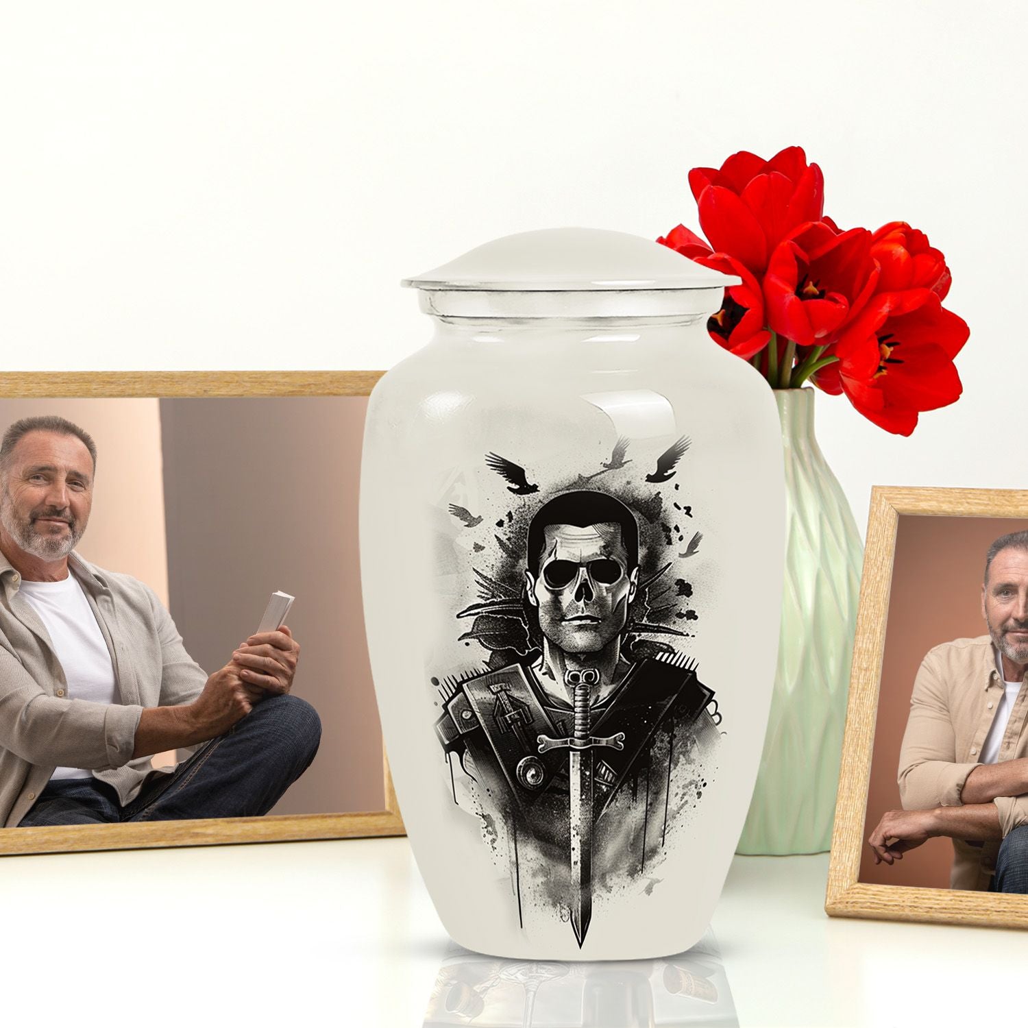 Catholic urn for burial