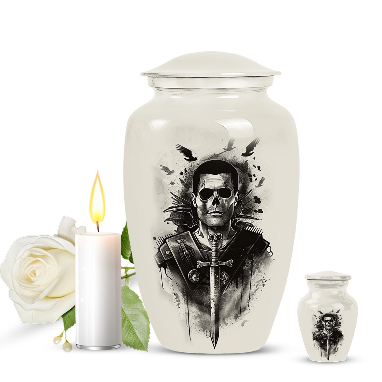 Catholic urn for burial