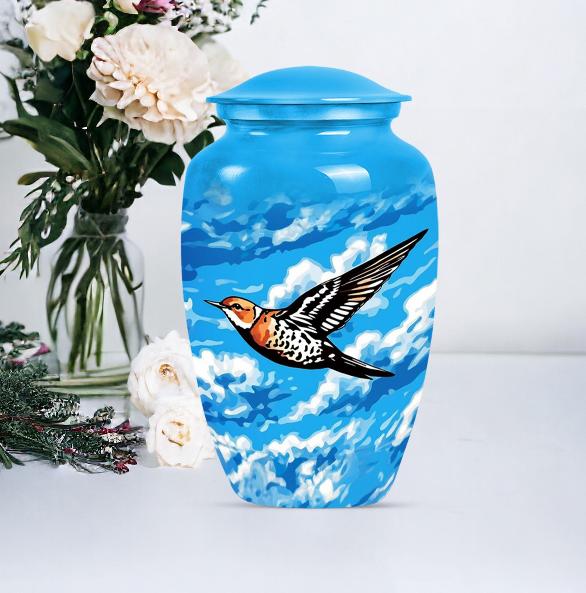 Classic Abstract Funeral Urn for Men's Ashes