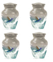 humming bird memorial urn for male or female adults.