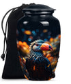 large Toucans Urn, classic design funeral urns for mom.