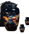 large Toucans Urn, classic design funeral urns for mom.