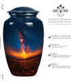 Galaxy Urn in Classic design,cremation urn for human ashes