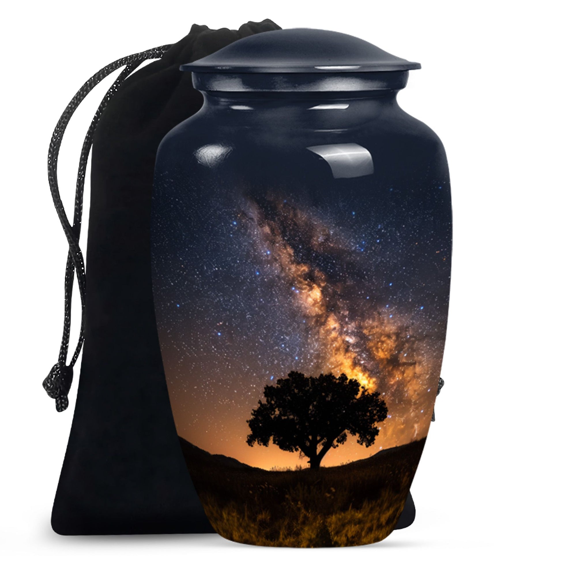 10-inch classic Galaxy Urn abstract design.