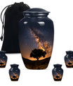 10-inch classic Galaxy Urn abstract design.