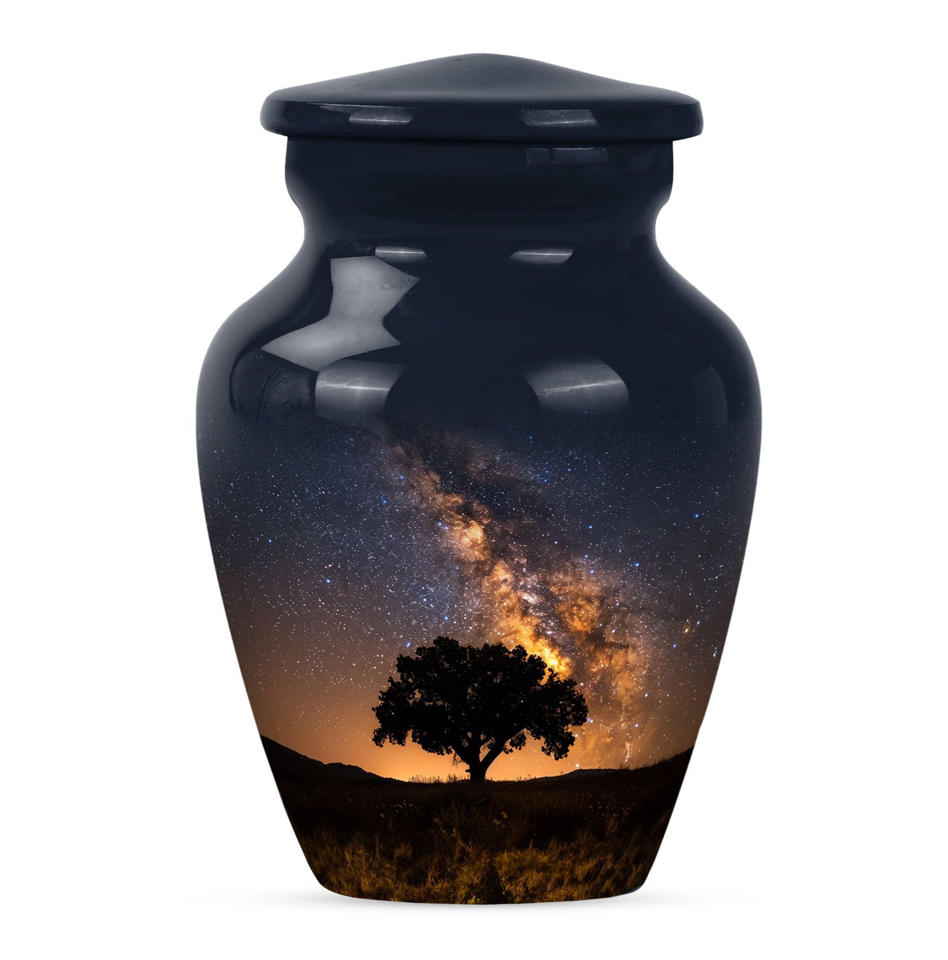 10-inch classic Galaxy Urn abstract design.