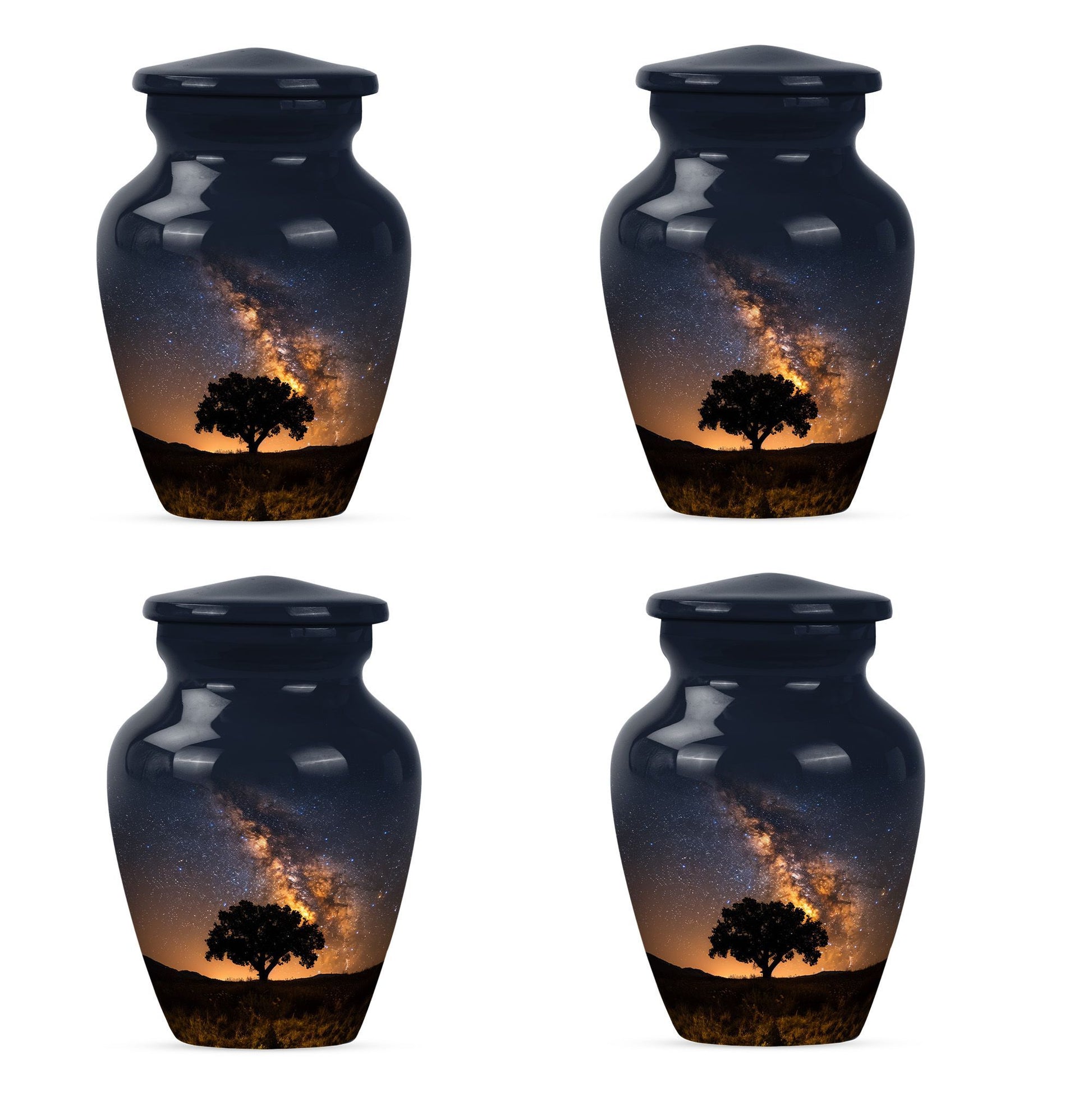 10-inch classic Galaxy Urn abstract design.