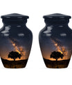 10-inch classic Galaxy Urn abstract design.