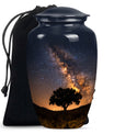 10-inch classic Galaxy Urn abstract design.