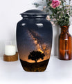 10-inch classic Galaxy Urn abstract design.