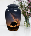 10-inch classic Galaxy Urn abstract design.