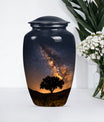 10-inch classic Galaxy Urn abstract design.