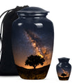 10-inch classic Galaxy Urn abstract design.