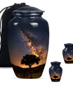 10-inch classic Galaxy Urn abstract design.