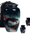 Dragon Small Urn For Ashes Funeral, Ashes Cremation Urn