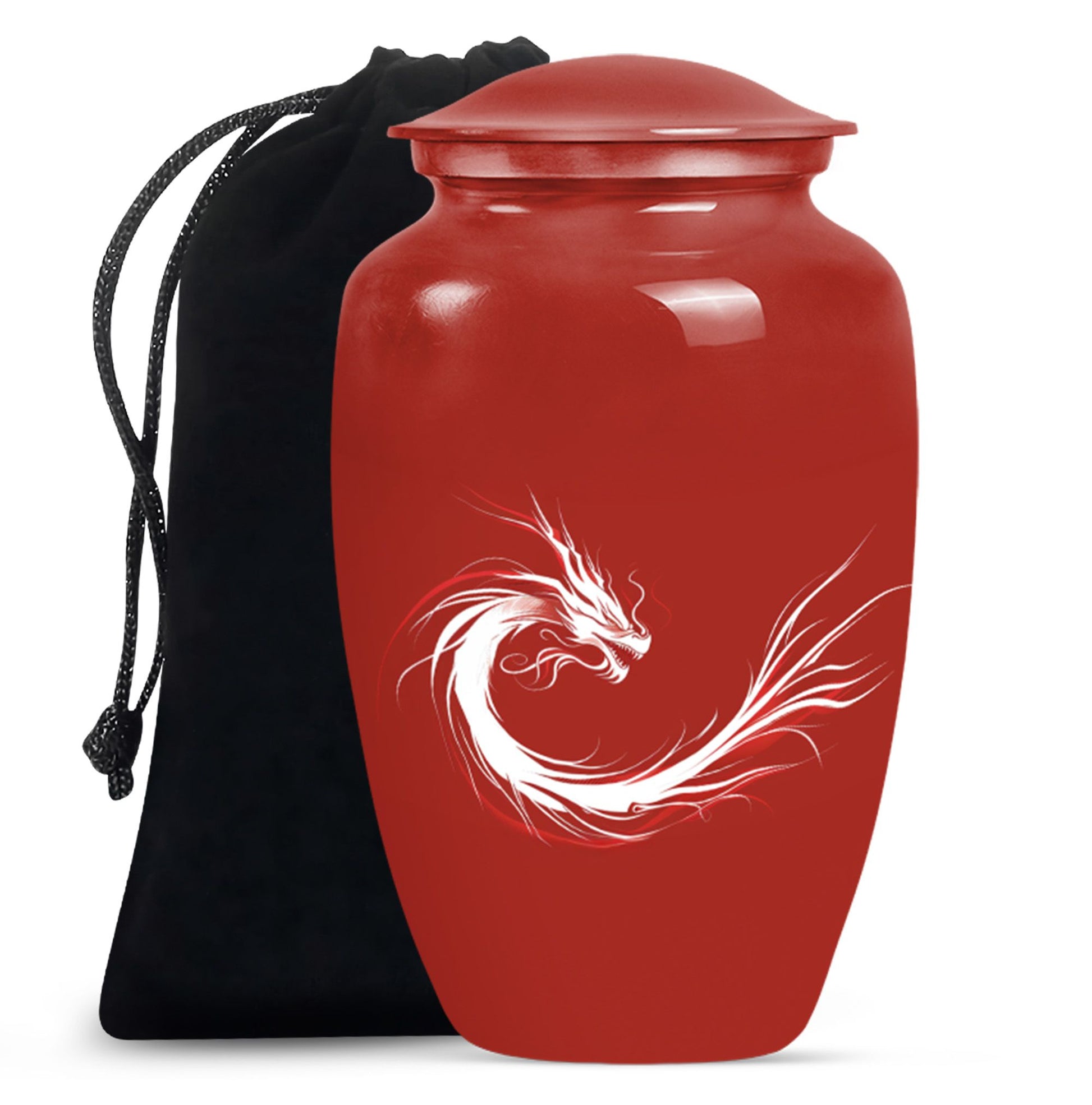 10-inch dragon urn for men