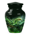 Classic 10-inch dragon urn for Dad's ashes.