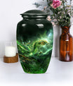 Classic 10-inch dragon urn for Dad's ashes.