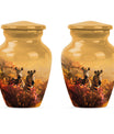 Zebra Urn For Human Ashes Dad Funeral, Ashes Urn