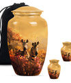 Zebra Urn For Human Ashes Dad Funeral, Ashes Urn