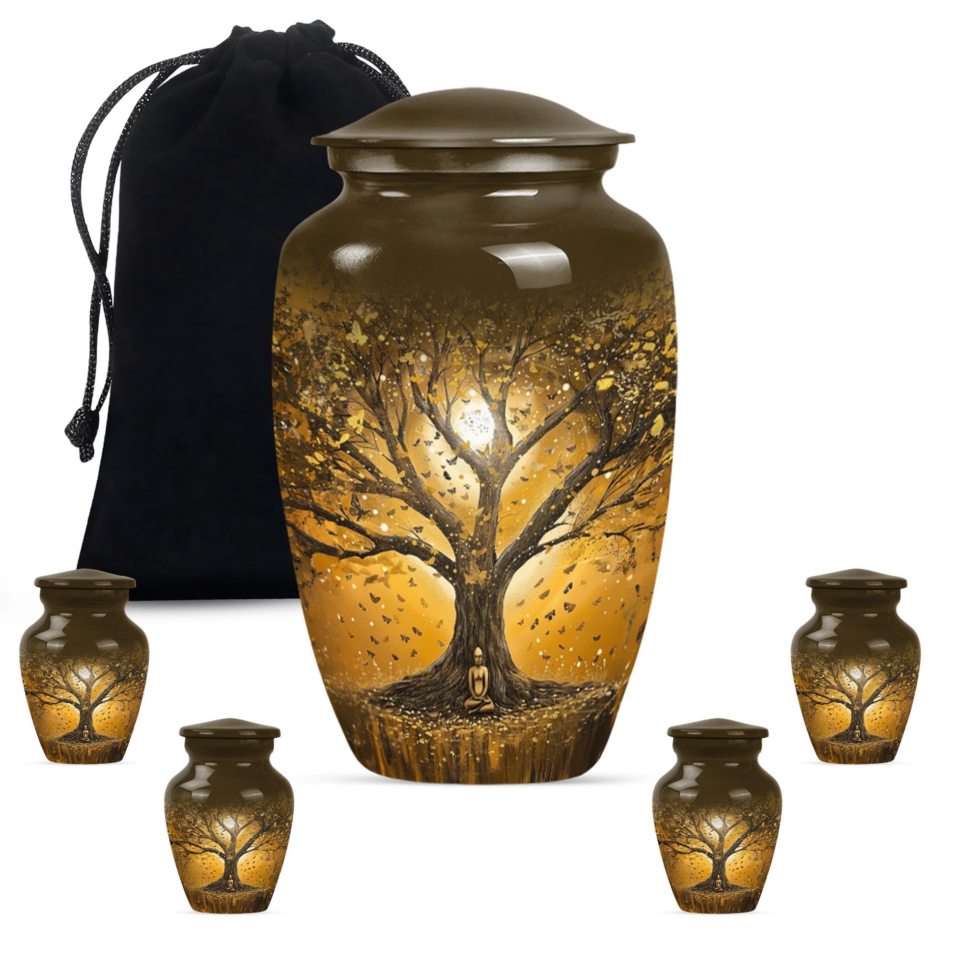 10-inch Tree of Life Urn, Classic Memorial Urn